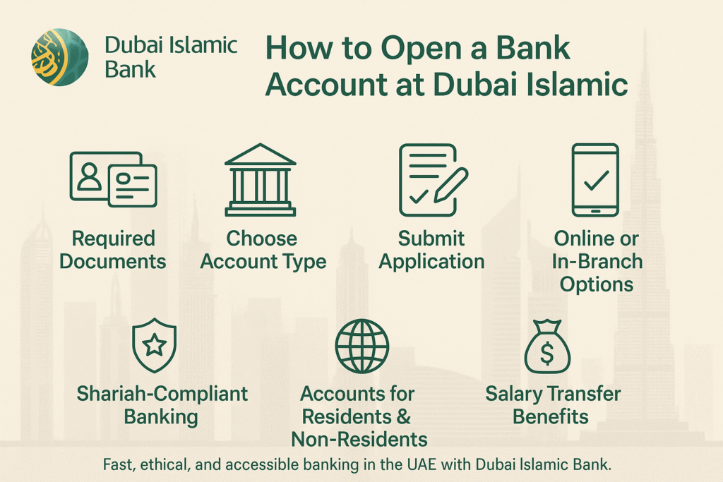 How to Open Bank Account in Dubai Islamic Bank,